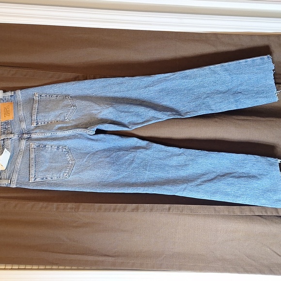Zara Light Blue Straight Leg Jeans - Picture 7 of 12